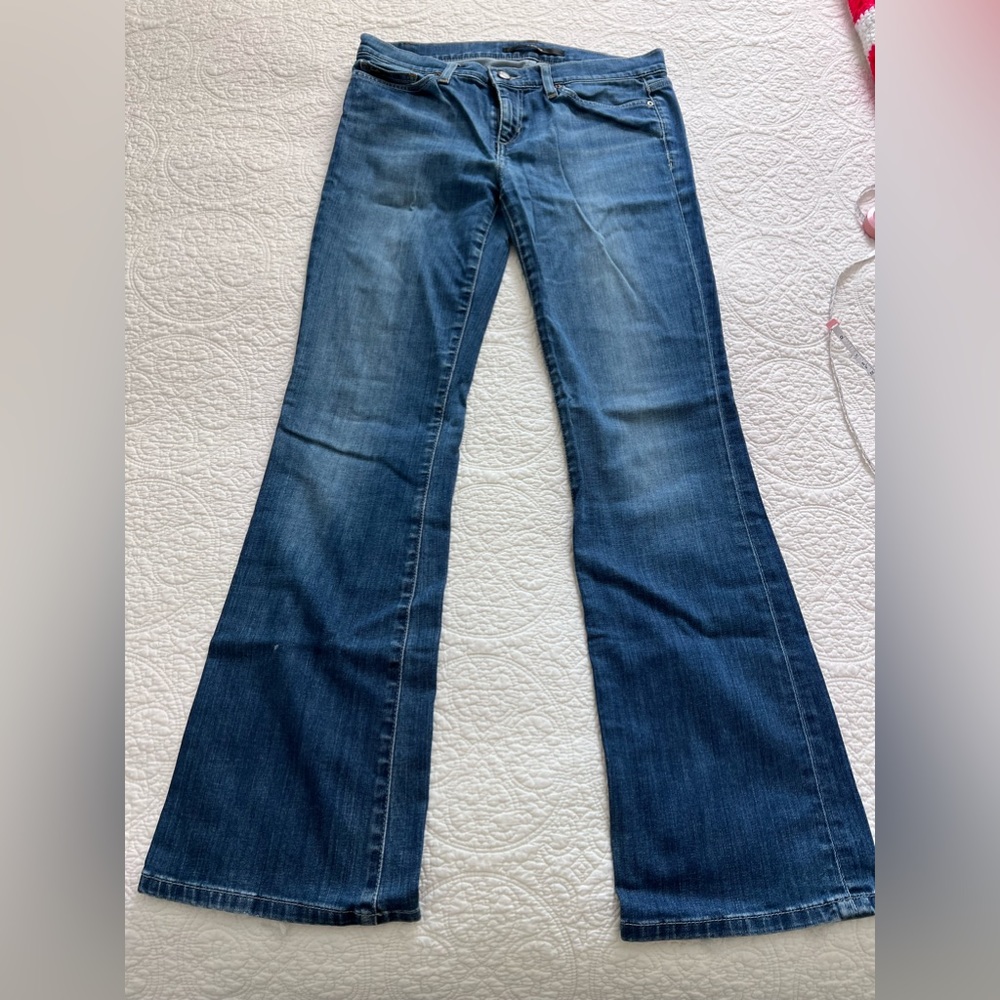 JOE’s Jeans. Size 28 Provocateur jeans. Boot cut. Slightly frayed hems.